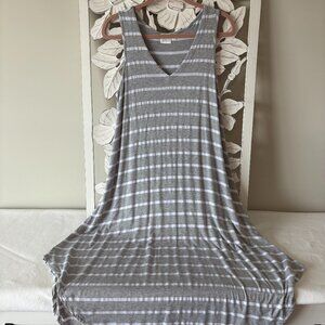 Beach Break Maxi Sleeveless Tank Dress / Swim Coverup